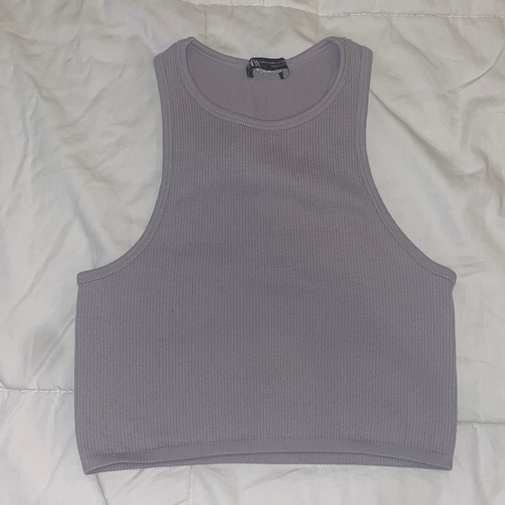 zara seamless crop top
